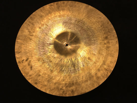18" Vintage Zildjian MEDIUM Trans Stamp Early 1950s Crash/Ride Cymbal 1534g #492