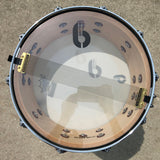 British Drum Company 6.5x14 Merlin Snare Drum 20-Ply Maple/Birch Black Tulip