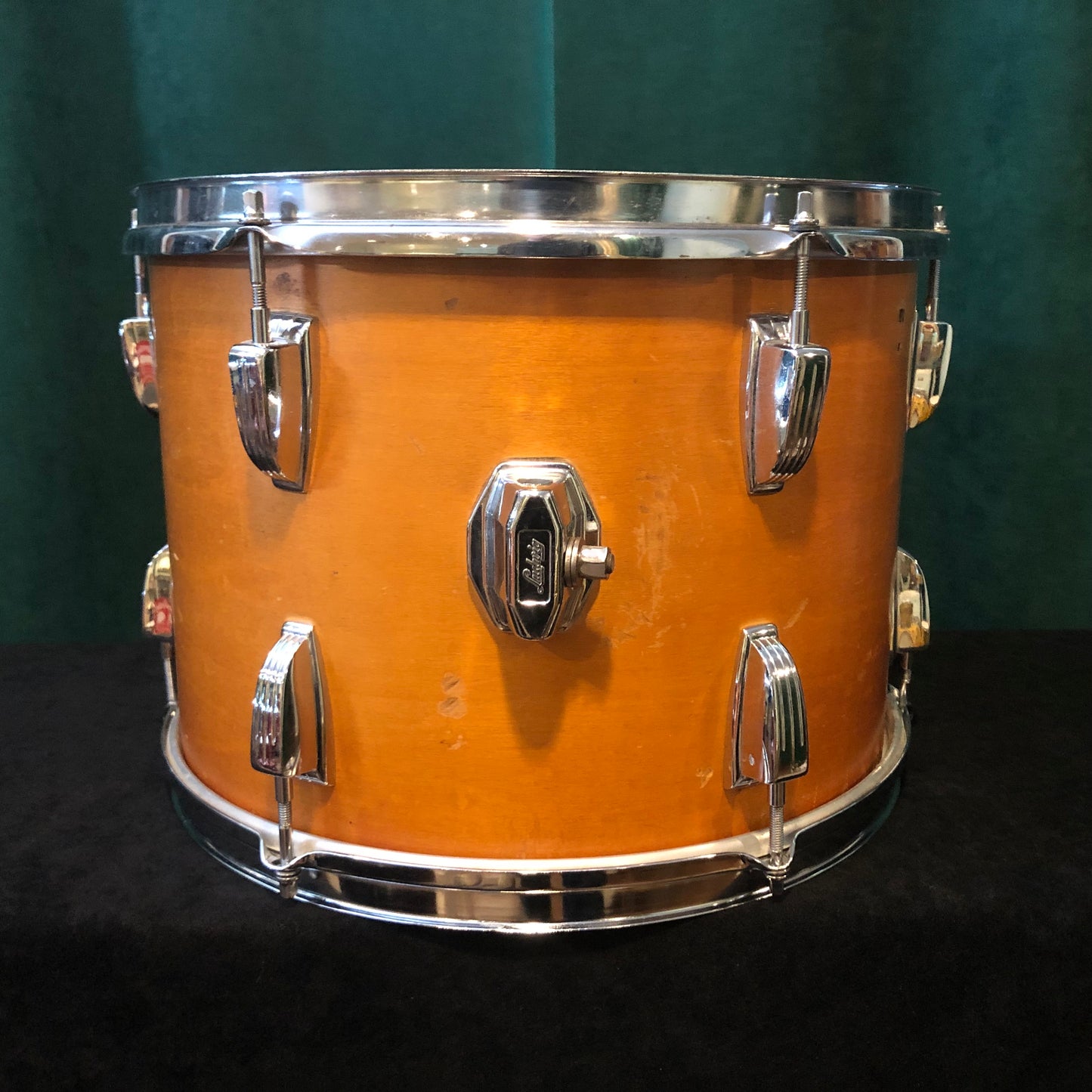 1970s Ludwig 10x14 Thermogloss Tom Drum Natural