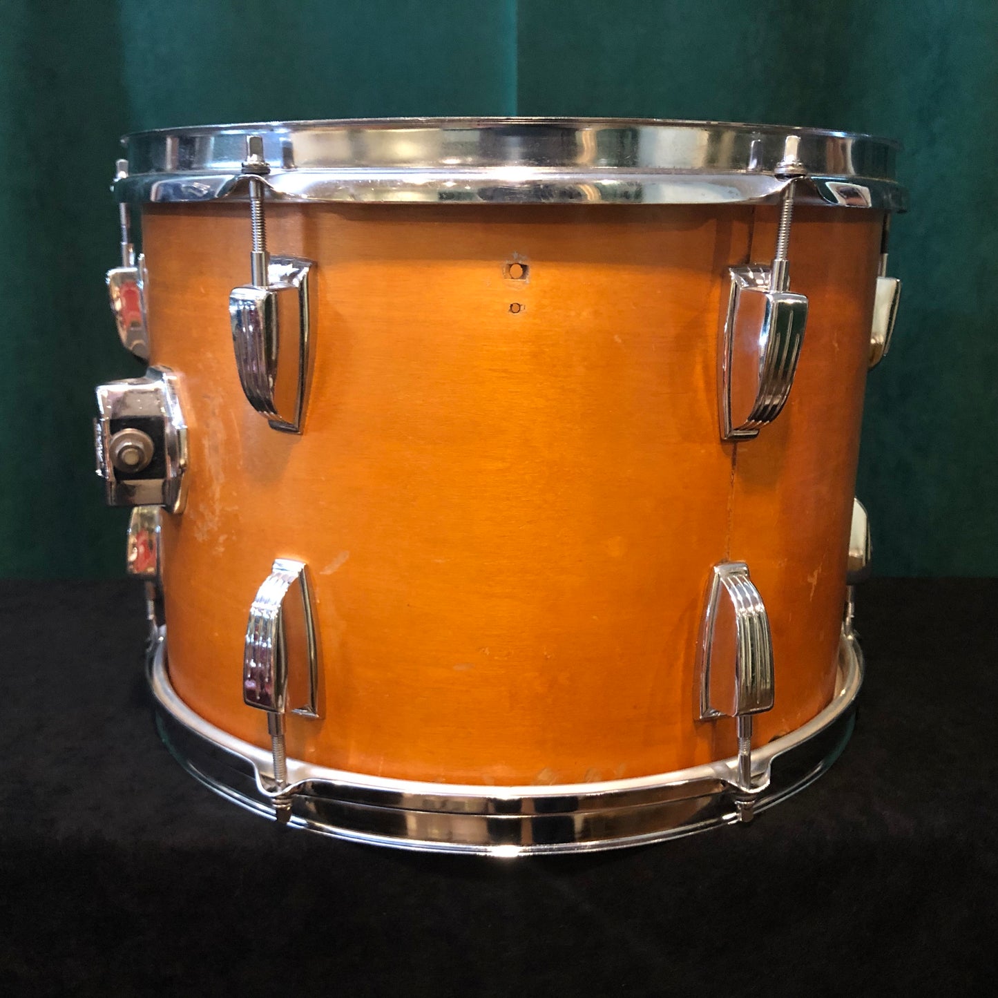 1970s Ludwig 10x14 Thermogloss Tom Drum Natural