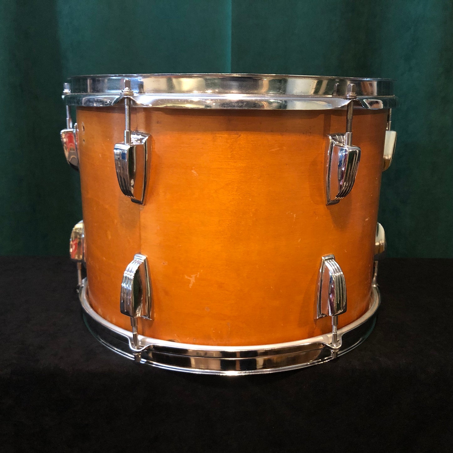 1970s Ludwig 10x14 Thermogloss Tom Drum Natural