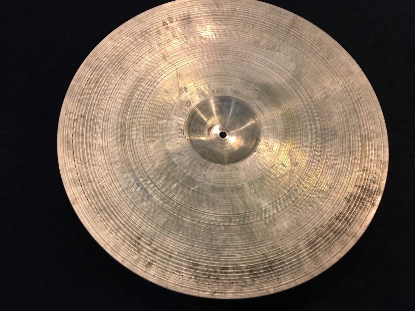 22" Zildjian A 1950's Hollow Block Large Stamp Ride Cymbal 2574g #523