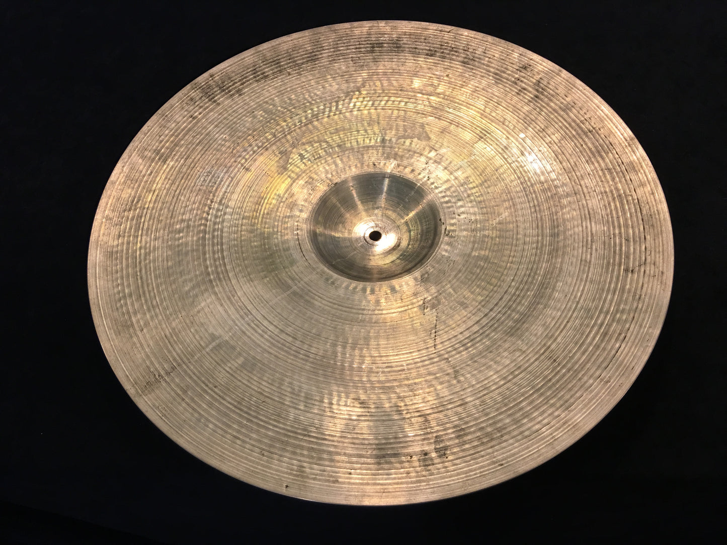 22" Zildjian A 1950's Hollow Block Large Stamp Ride Cymbal 2574g #523