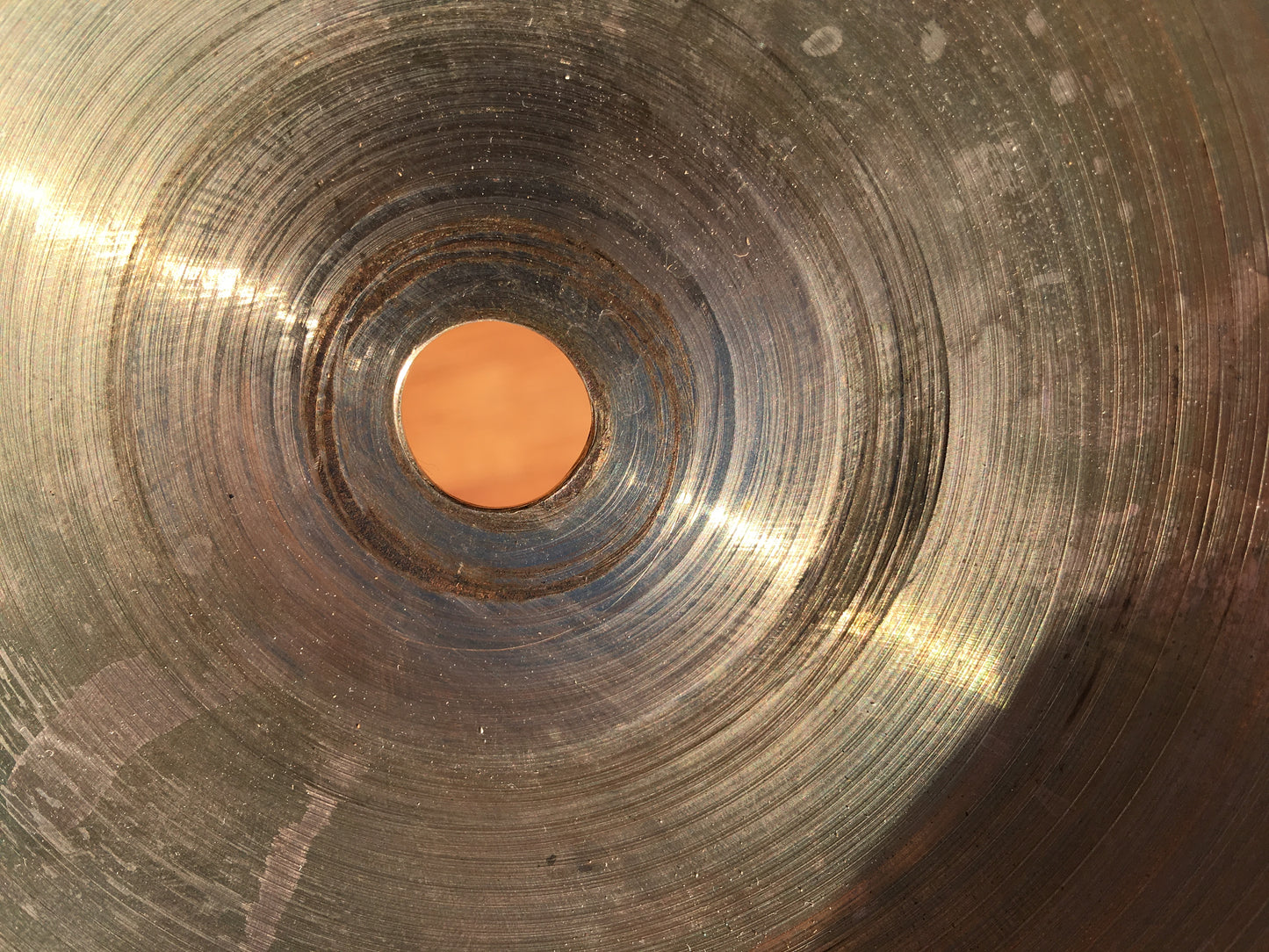 22" Zildjian A 1950's Hollow Block Large Stamp Ride Cymbal 2574g #523