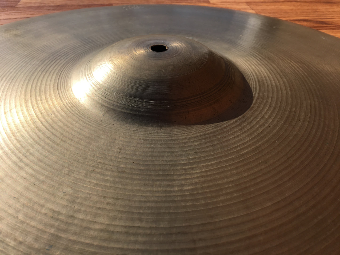 22" Zildjian A 1950's Hollow Block Large Stamp Ride Cymbal 2574g #523