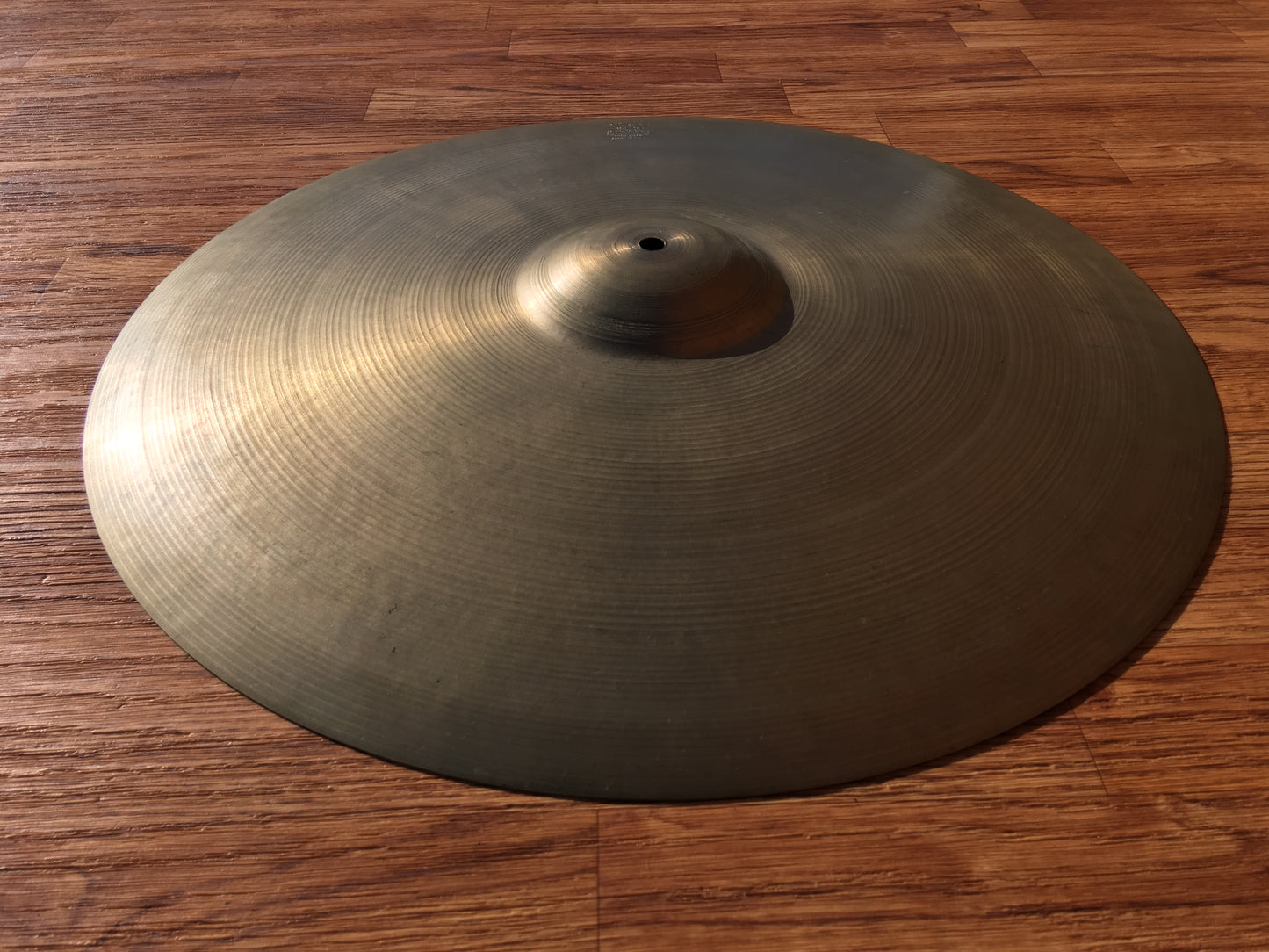 22" Zildjian A 1950's Hollow Block Large Stamp Ride Cymbal 2574g #523