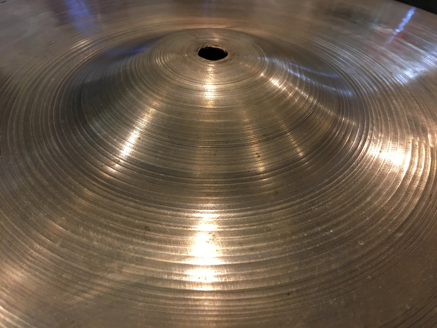 19" Zildjian A 1950's Block Stamp Hammered Crash / Ride Sizzle Cymbal 1836g #524