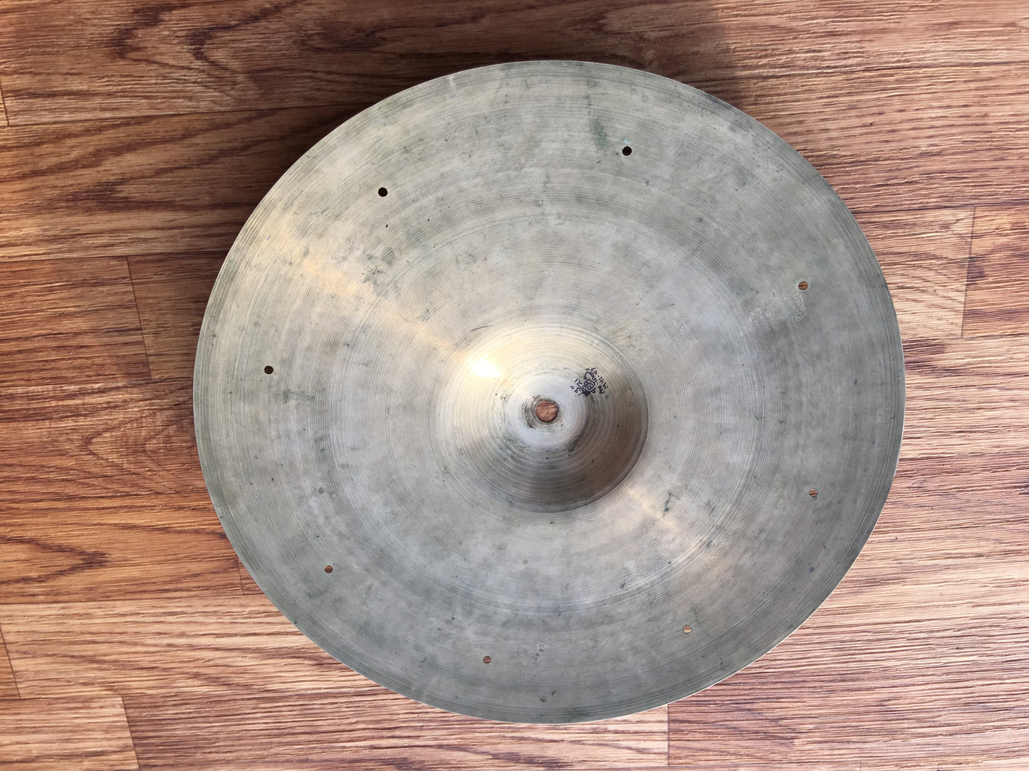 13" 1940's Zildjian A Pre Trans/2nd Stamp Sizzle Splash Cymbal 488g #521