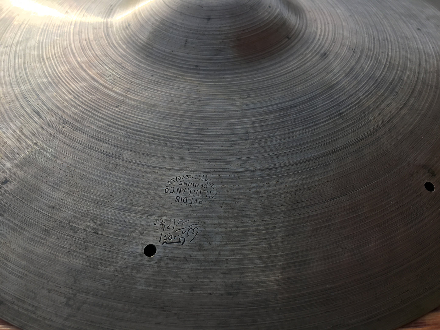 13" 1940's Zildjian A Pre Trans/2nd Stamp Sizzle Splash Cymbal 488g #521