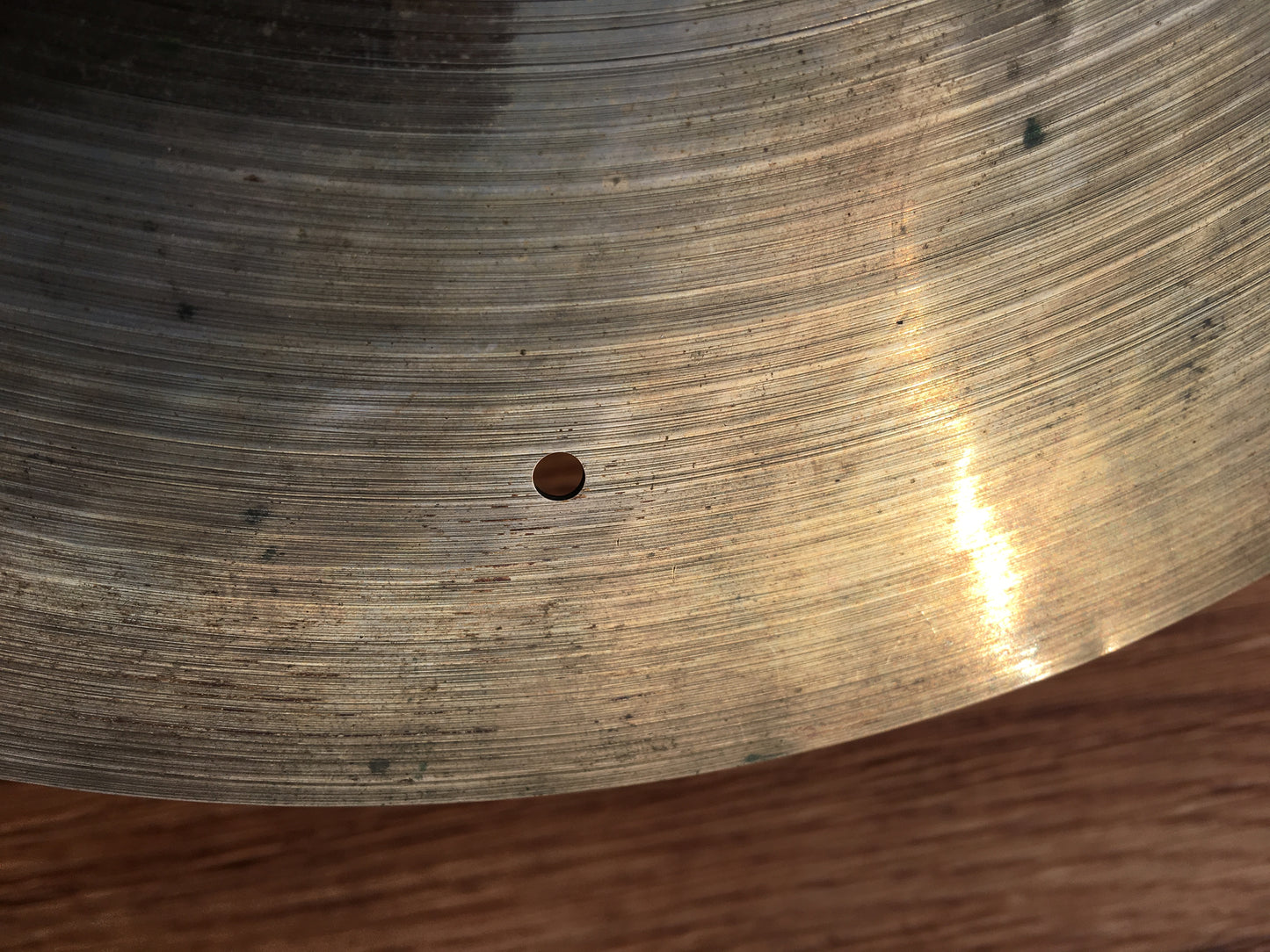 13" 1940's Zildjian A Pre Trans/2nd Stamp Sizzle Splash Cymbal 488g #521