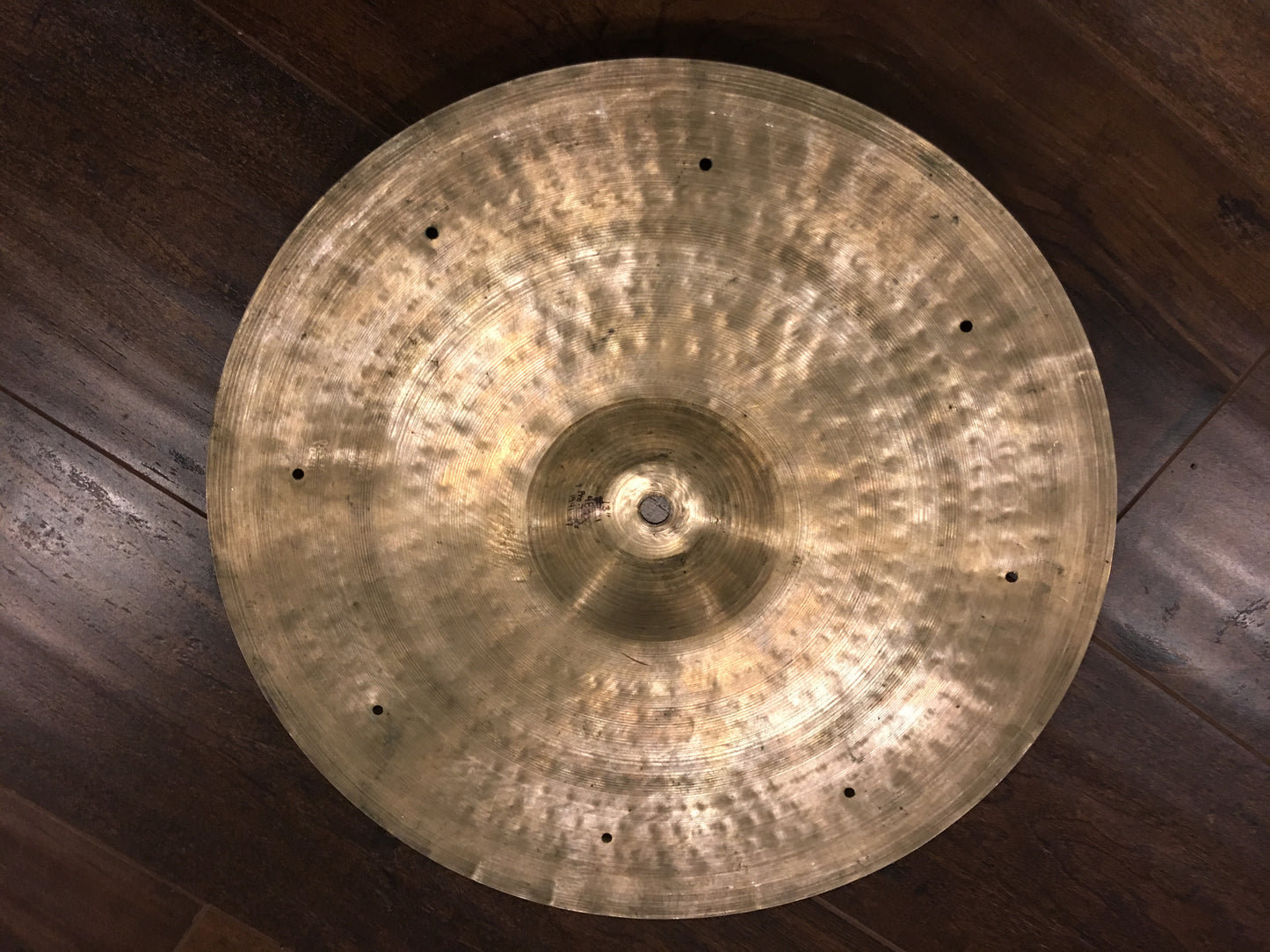13" 1940's Zildjian A Pre Trans/2nd Stamp Sizzle Splash Cymbal 488g #521