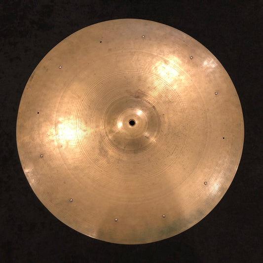 20" Zildjian A 1940s-50s Trans Stamp Sizzle Crash Ride Cymbal 1916g #699