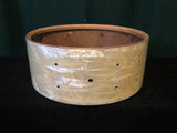 1950s/ Early 1960s WFL Ludwig 5.5x14 White Marine Pearl Snare Drum Shell