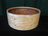 1950s/ Early 1960s WFL Ludwig 5.5x14 White Marine Pearl Snare Drum Shell