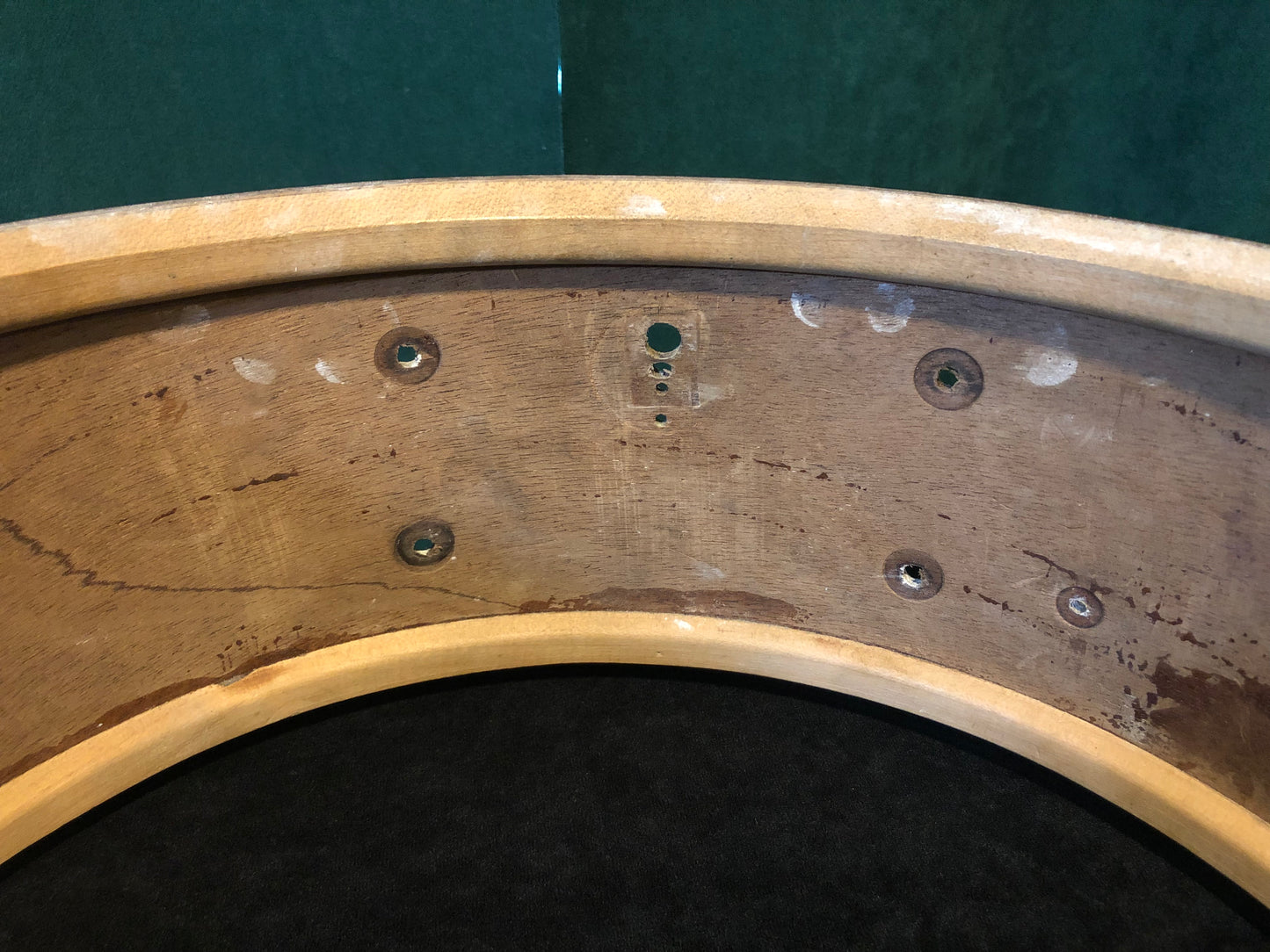 1950s/ Early 1960s WFL Ludwig 5.5x14 White Marine Pearl Snare Drum Shell
