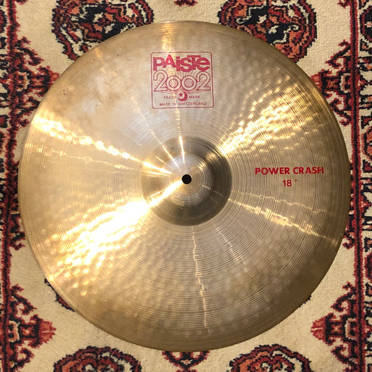 18" Paiste 2002 Red Label Power Crash 1644g