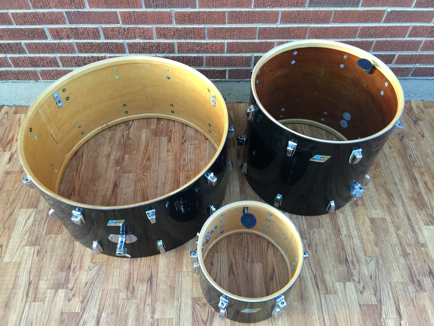 Ludwig 1970 Black Cortex Set with 14"x28" Bass Drum!