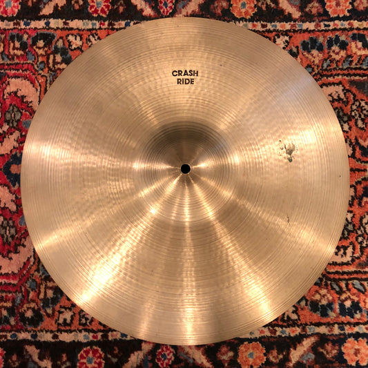 18" Zildjian A 1970s Crash Ride Cymbal 1476g #809