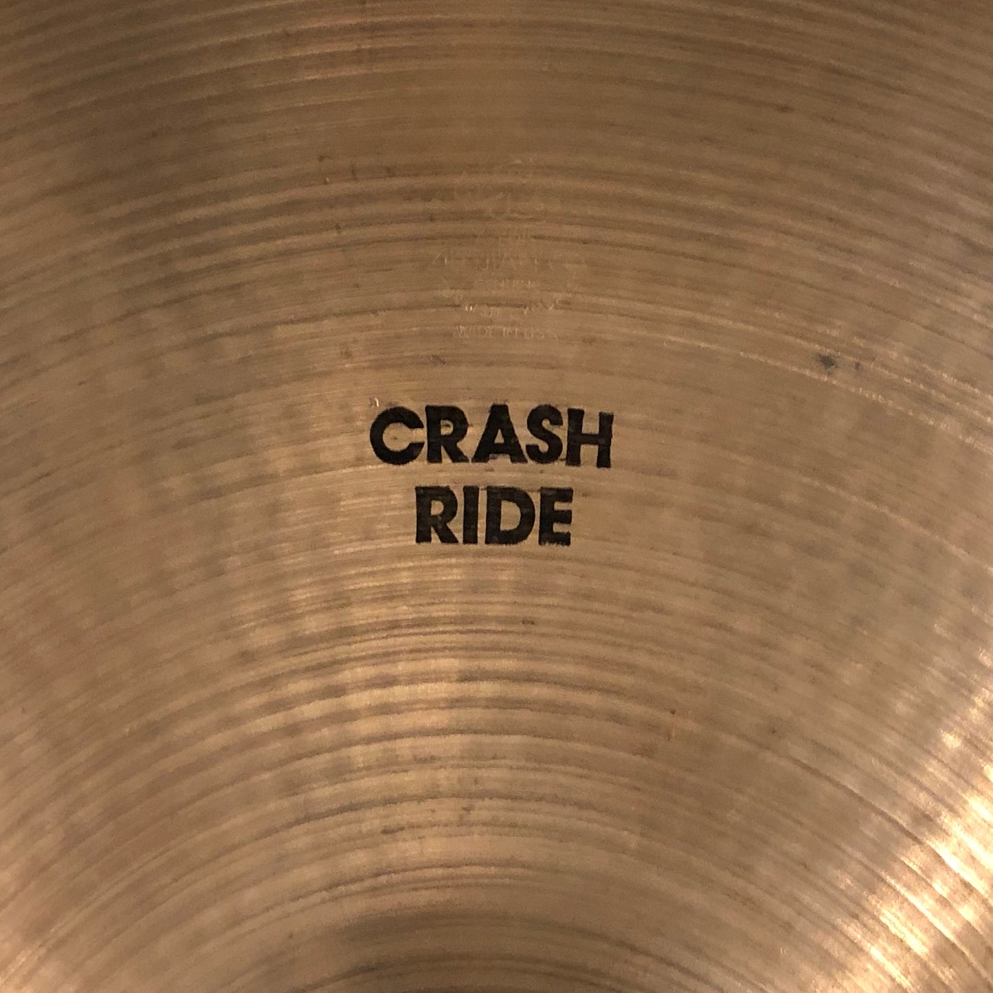 18" Zildjian A 1970s Crash Ride Cymbal 1476g #809