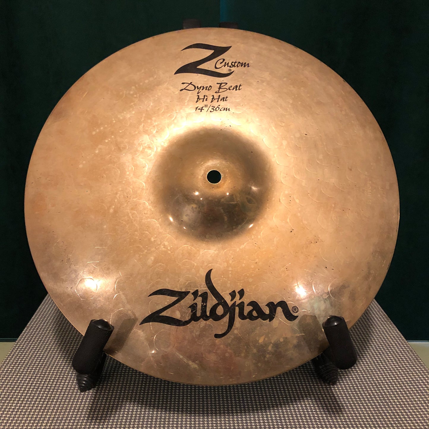 14" Zildjian 2001 Z Custom Dyno Beat Hi-Hat Bottom Single Cymbal 1688g #240