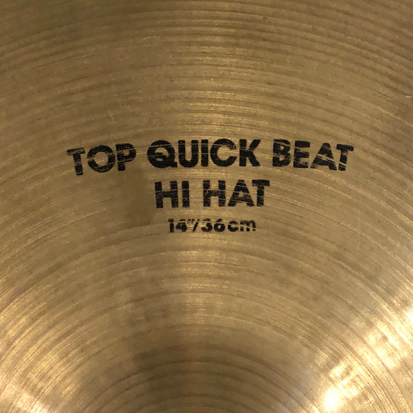 14" Zildjian A 1970s/1980s Quick Beat Hi-Hat Cymbal Pair 1170g/1344g #807