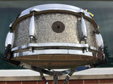 1960's Gretsch Renown Round Badge Snare Drum 5.5x14 Silver Sparkle