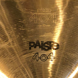 14" Paiste 1970s 404 Medium Hi-Hat Cymbal Pair 594g/692g #817
