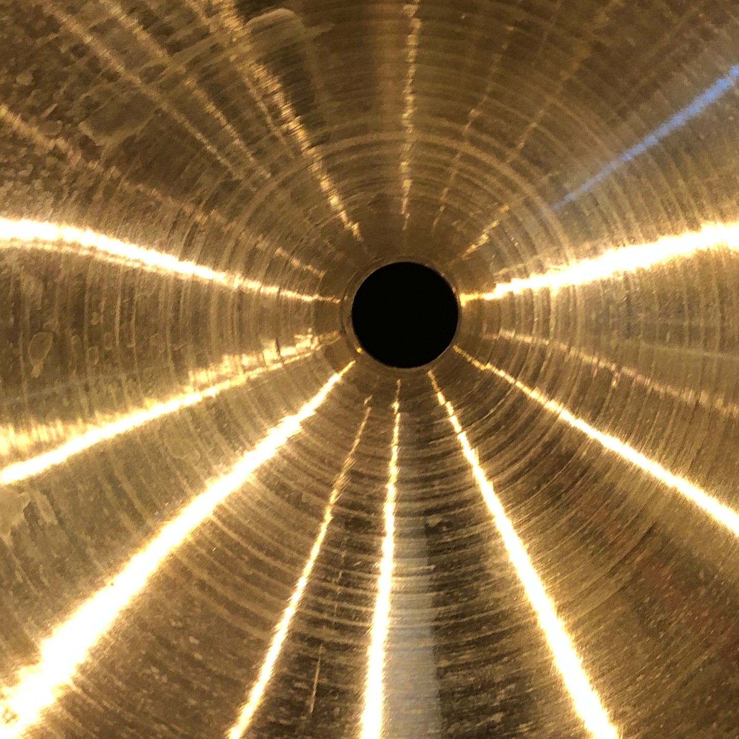 14" Paiste 1970s 404 Medium Hi-Hat Cymbal Pair 594g/692g #817