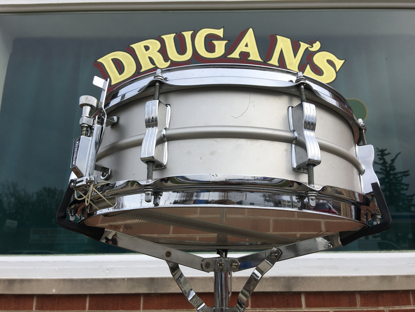 1979-80 Ludwig Acrolite Blue & Olive 5x14 Snare Drum #2166XXX