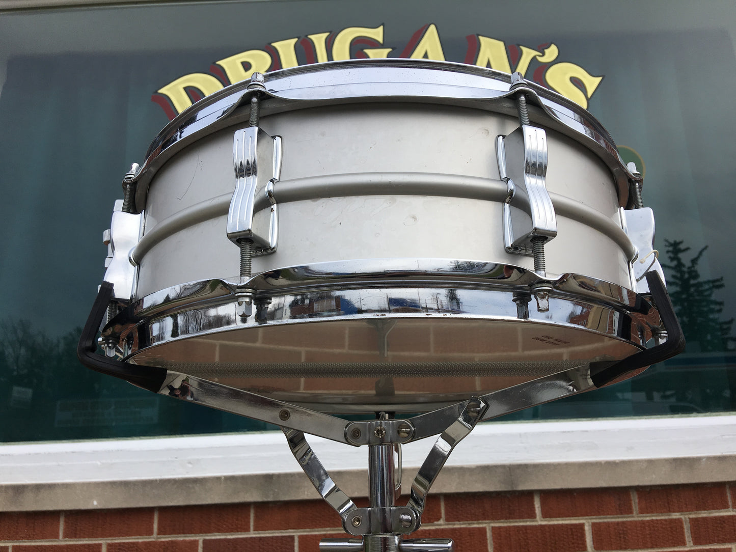 1979-80 Ludwig Acrolite Blue & Olive 5x14 Snare Drum #2166XXX