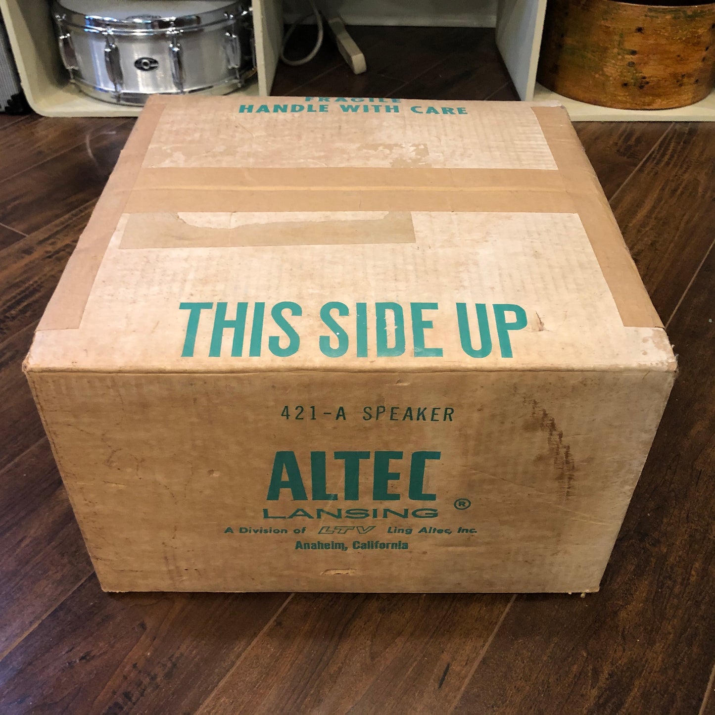 Vintage 1969 Altec Lansing 421A Dia-Cone 100w Bass Guitar Speaker w/ Original Box