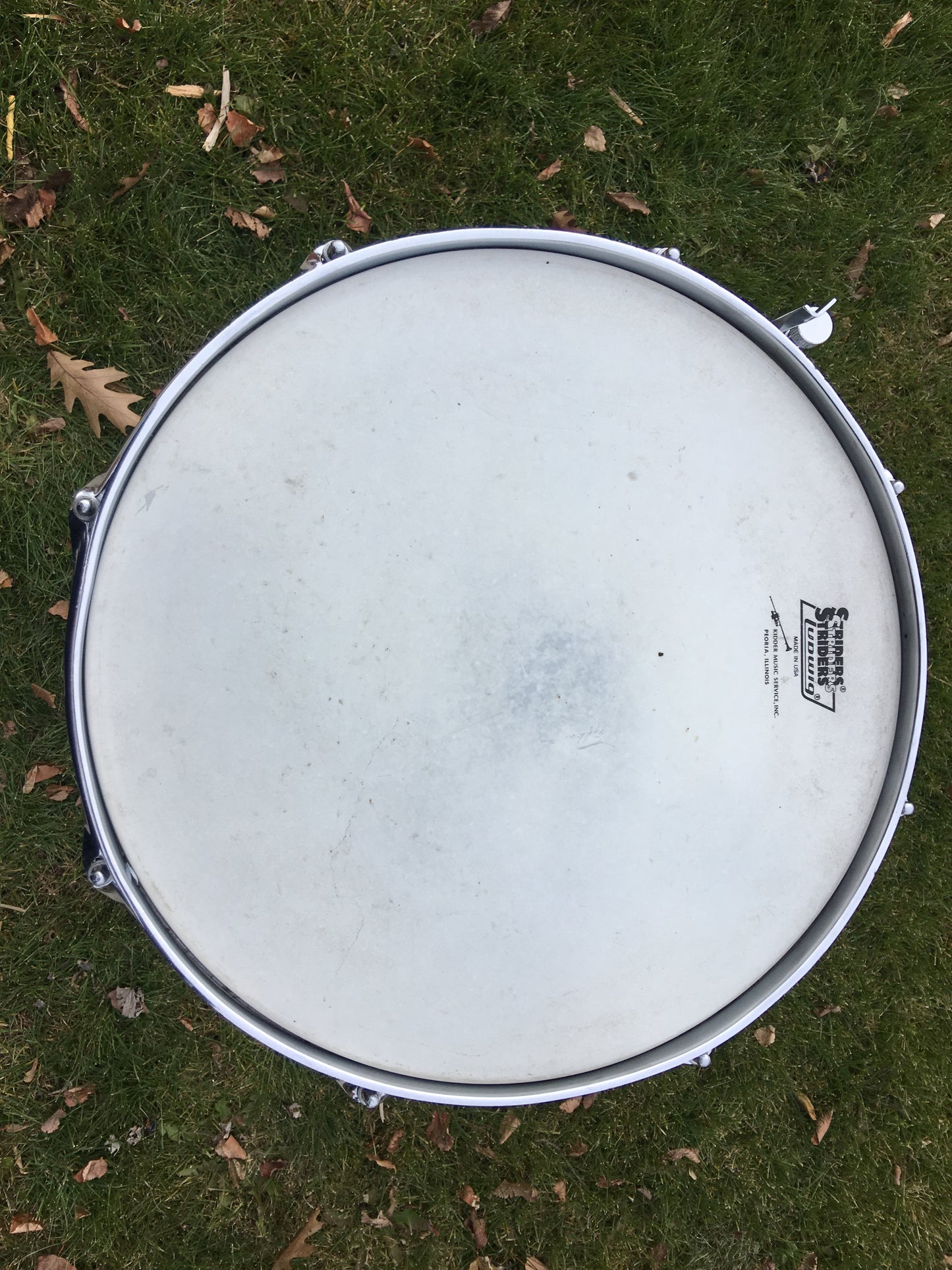 1979-80 Ludwig Acrolite Blue & Olive 5x14 Snare Drum #2166XXX