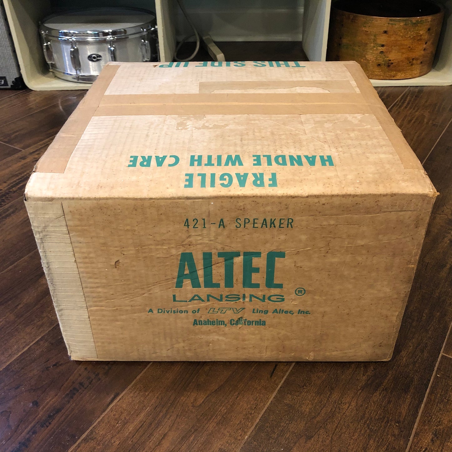 Vintage 1969 Altec Lansing 421A Dia-Cone 100w Bass Guitar Speaker w/ Original Box