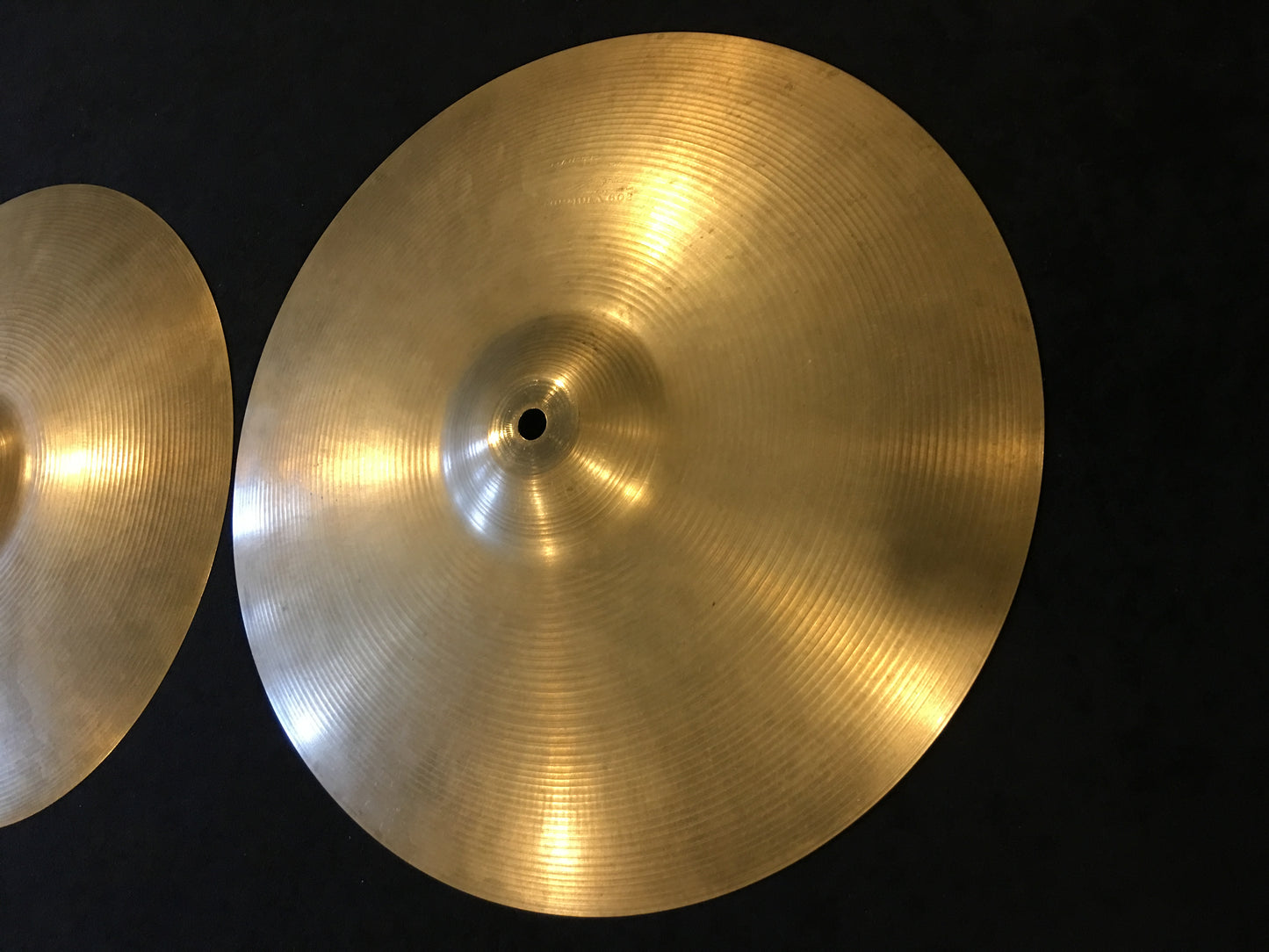 14" Paiste 602 Pre Serial # Hi Hat Cymbals 816/924g #94