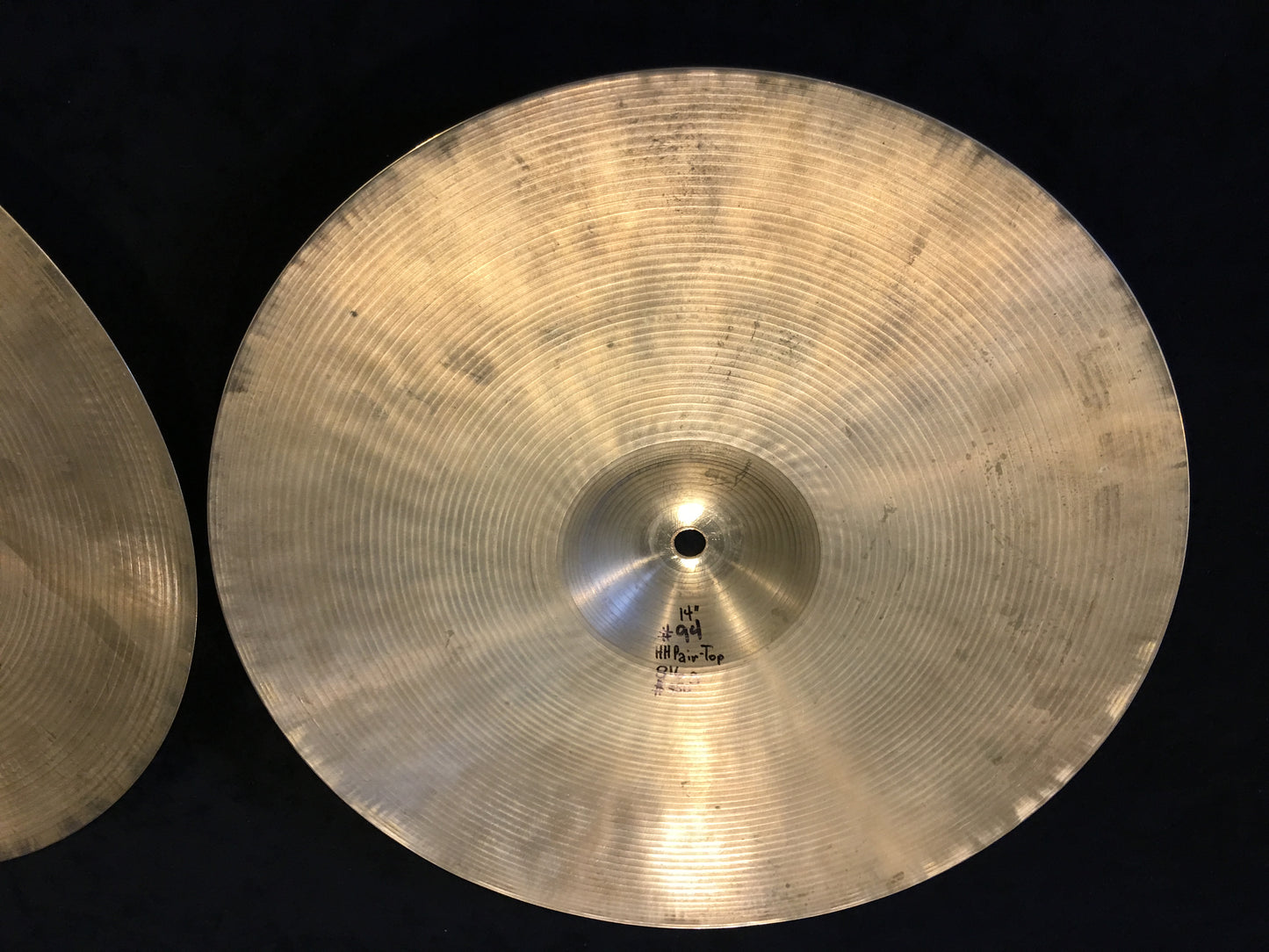 14" Paiste 602 Pre Serial # Hi Hat Cymbals 816/924g #94