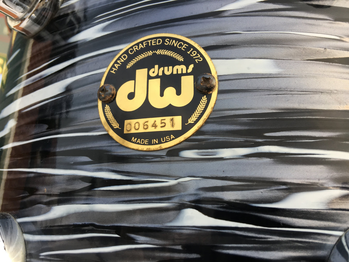 D.W. Drum Workshop Collector's Series 12"x14" Black Oyster Pearl Tom Drum
