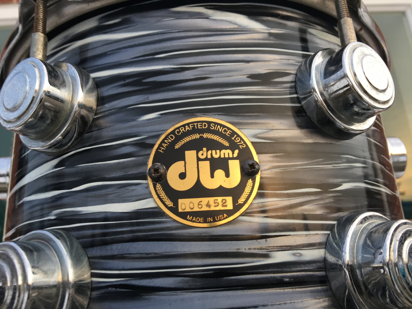 D.W. Drum Workshop Collector's Series 8"x10" Black Oyster Pearl Tom Drum