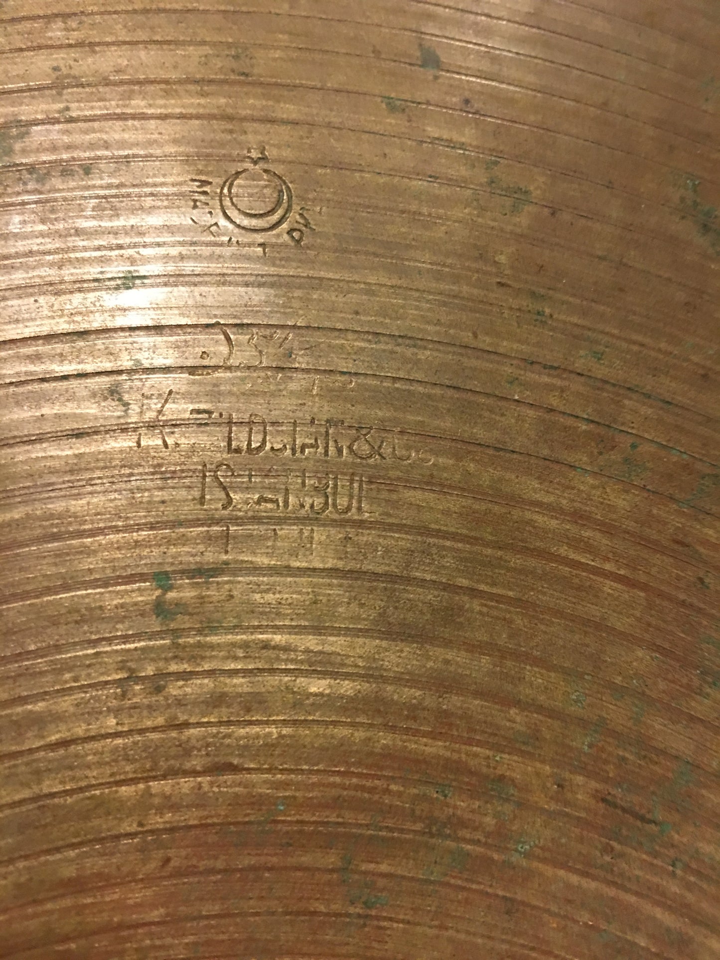 14" Zildjian K Istanbul 1959 Hand Hammered Hi Hat Cymbal Pair 720/836g #73