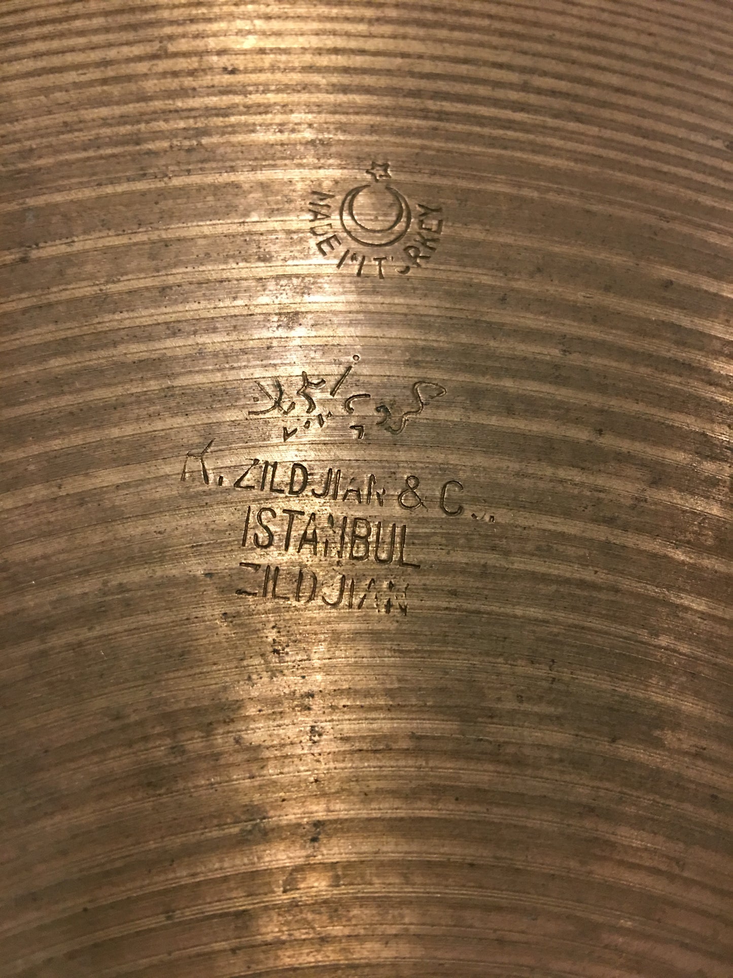 14" Zildjian K Istanbul 1959 Hand Hammered Hi Hat Cymbal Pair 720/836g #73