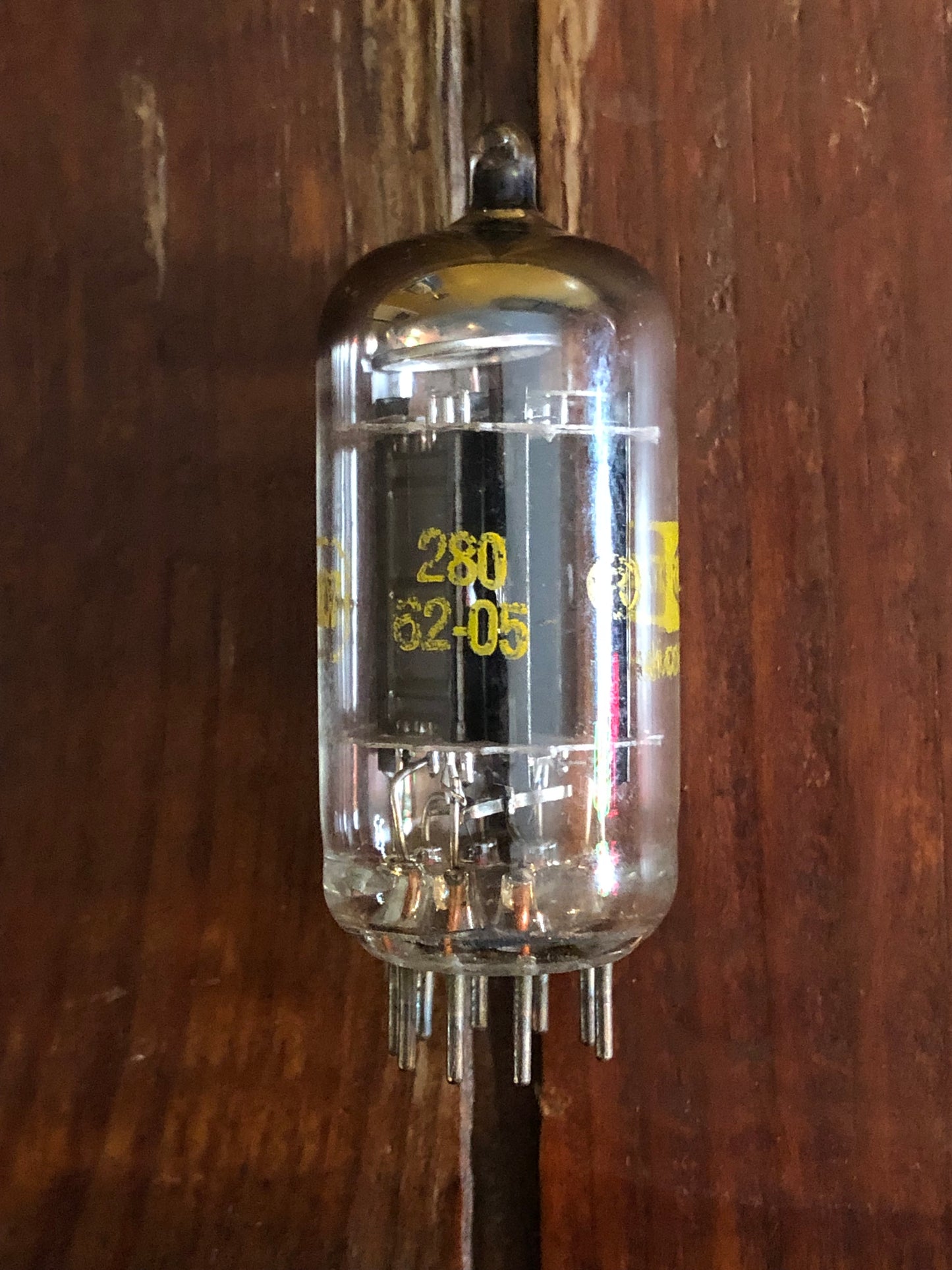 1962 Vintage Raytheon 12AX7 Preamp Tube ECC83 Black Plate Valve