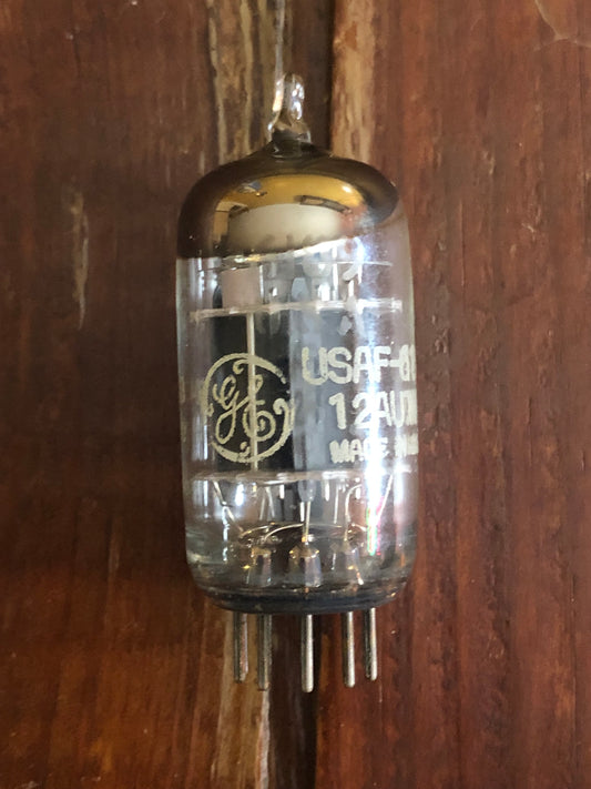 Vintage GE 12AU7WA Military Grade Tube USAF-6189 General Electric ECC82