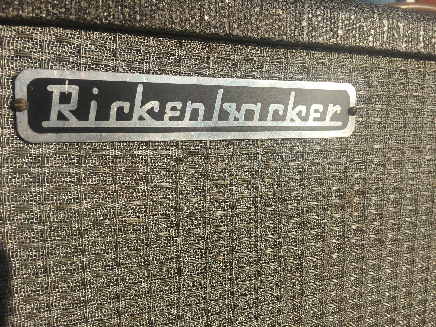 1960 Rickenbacker M-15 Guitar Amplifier Speaker Cab 15" Jensen P15