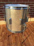 1960's Rogers 14x14 Tower Floor Tom Drum Silver Sparkle