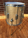 1960's Rogers 14x14 Tower Floor Tom Drum Silver Sparkle