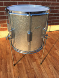 1960's Rogers 14x14 Tower Floor Tom Drum Silver Sparkle