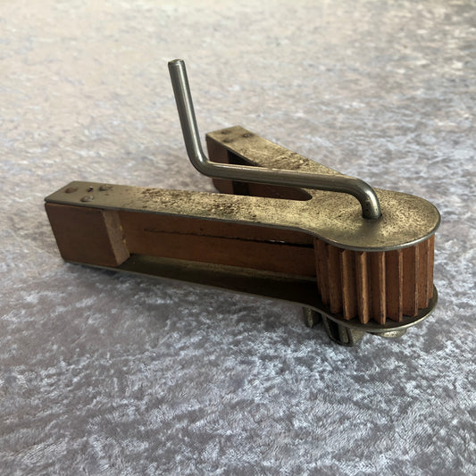 Vintage George B. Stone & Son Adjustable Rattle Crank Ratchet Noisemaker Trap Set