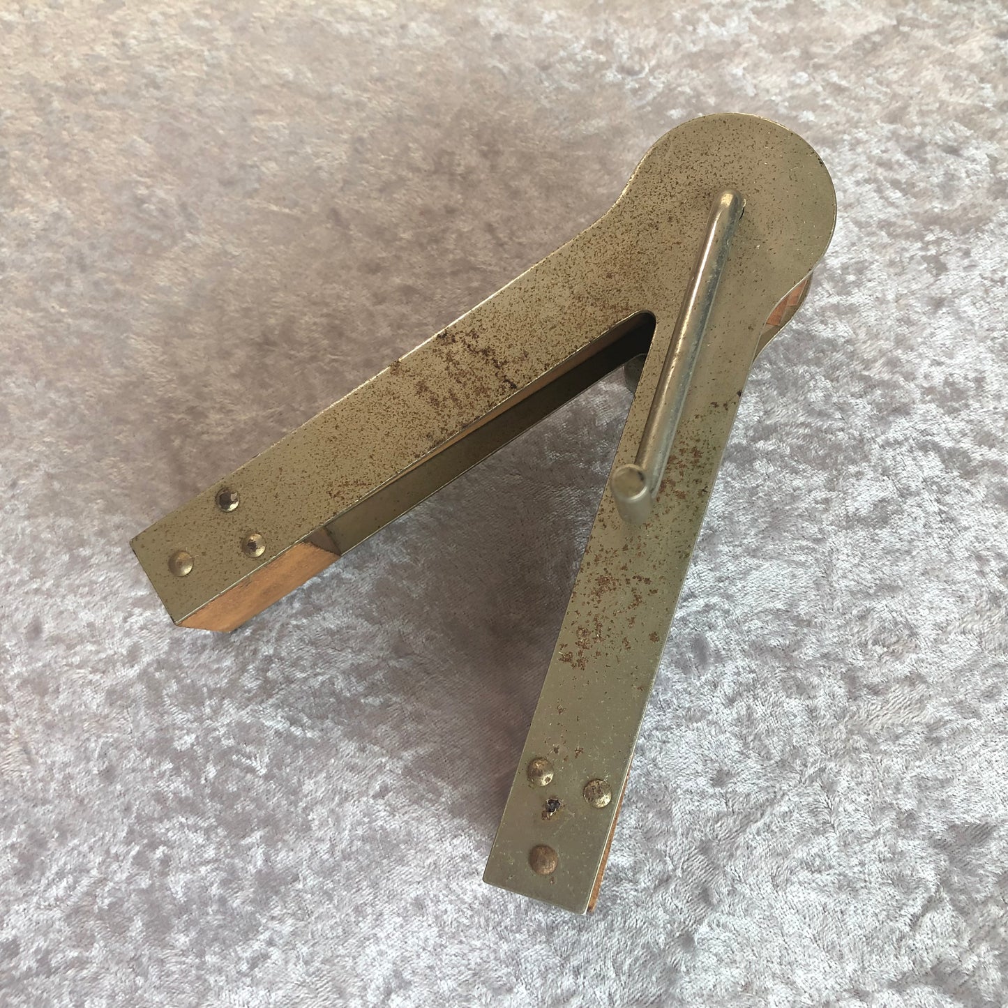 Vintage George B. Stone & Son Adjustable Rattle Crank Ratchet Noisemaker Trap Set