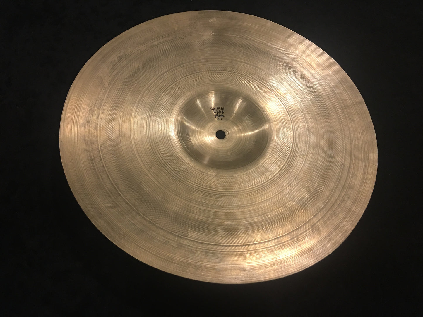 13" Zildjian A 1st Stamp 1929-1940 Single Hi-Hat or Splash Cymbal 444g #466