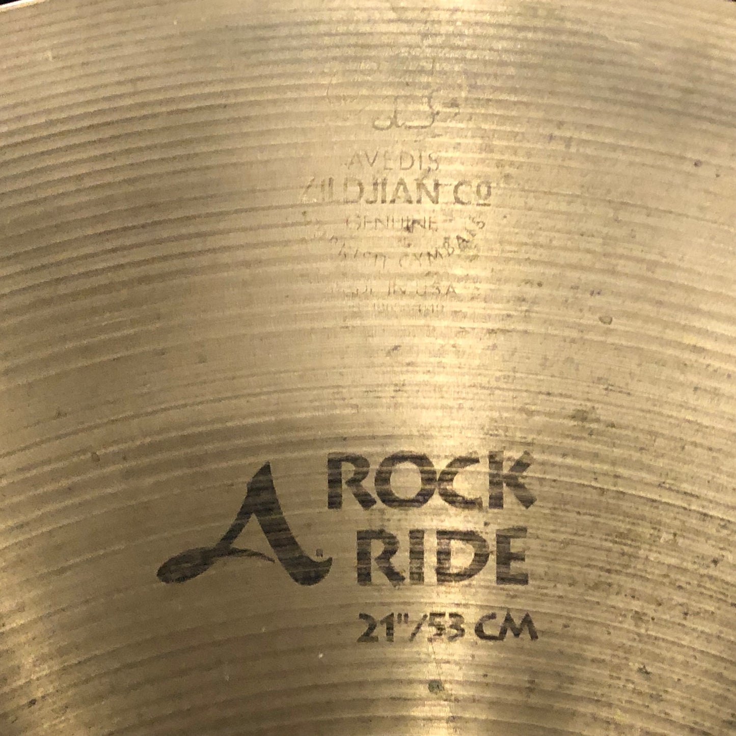 21" Zildjian A Rock Ride Cymbal 3140g