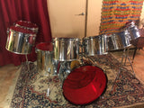 1970's Slingerland 10pc Chrome Drum Set 6"-24"